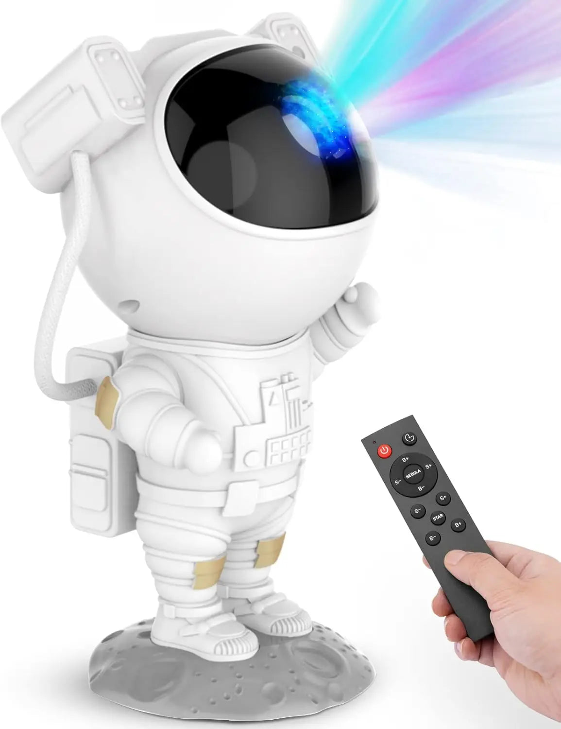 Galaxy Projector for Room Decor Astronaut Star Projector, Cool Stuff for Men's Bedroom Accessories, LED Nebula Light with Remote