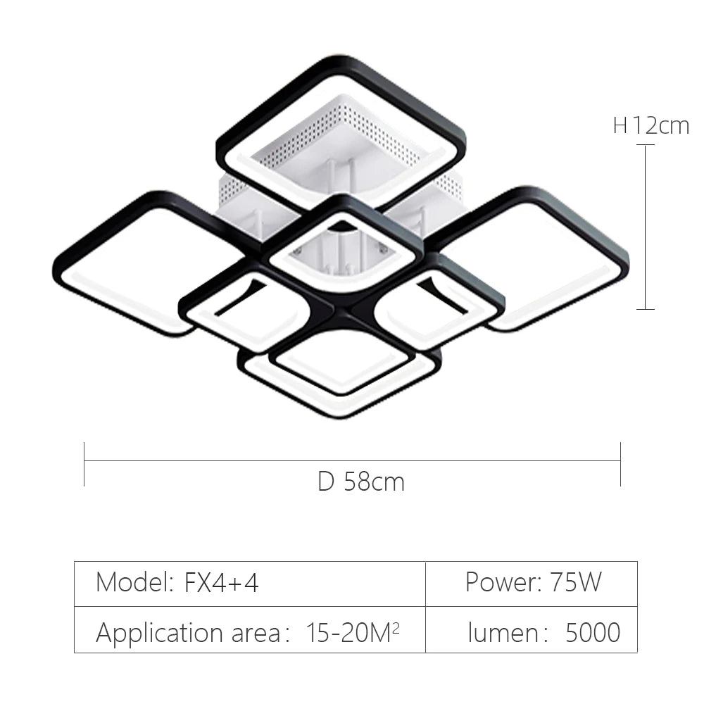 New led Chandelier For Living Room Bedroom kitchern Home chandelier Modern Led Ceiling Chandelier Lamp Lighting chandelier