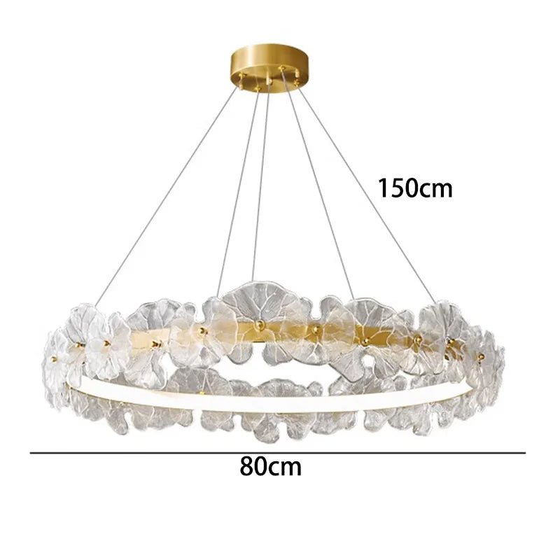 Nordic Home Decoration Crystal Chandelier Restaurant Chandelier Chandelier Ceiling Lamp Villa Chandelier Indoor Lighting Lamps