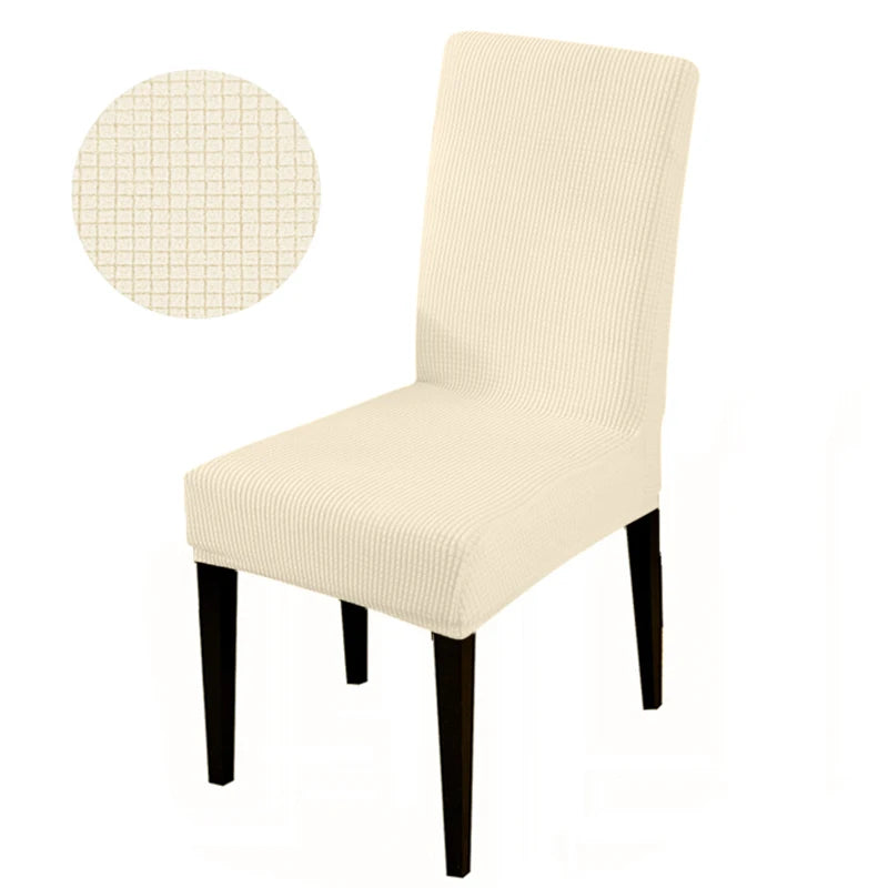 Durable Elastic Fabric Cover For Dining Chairs,Jacquard Chair Cover,Chairs Covers Stretch For Kitchens Home Living Room Decor