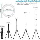 2025 Hot Sell 10 Inch Led Ring Light With 19cm or 160cm 200cn Tripod Stand for youtube Live Show Wattsspeed