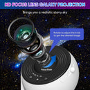 Galaxy Projector for Bedroom 13 Film Discs HD Image Star Projector Night Light 360° Rotating Children's Planetarium Projector Wattsspeed