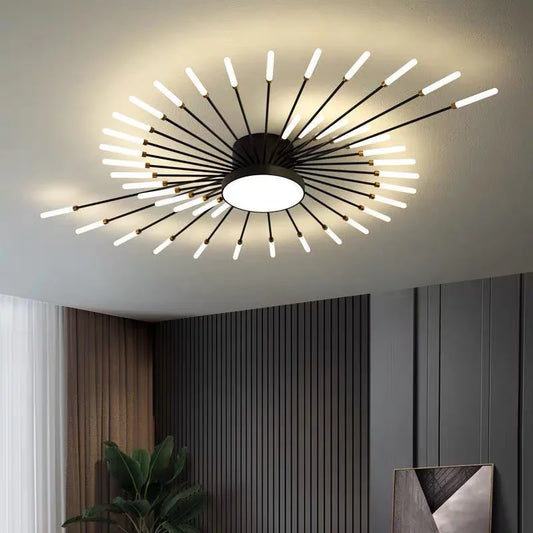 2026 New firework led Chandelier For Living Room Bedroom Home chandelier Modern Led Ceiling Chandelier Lamp Lighting chandelier