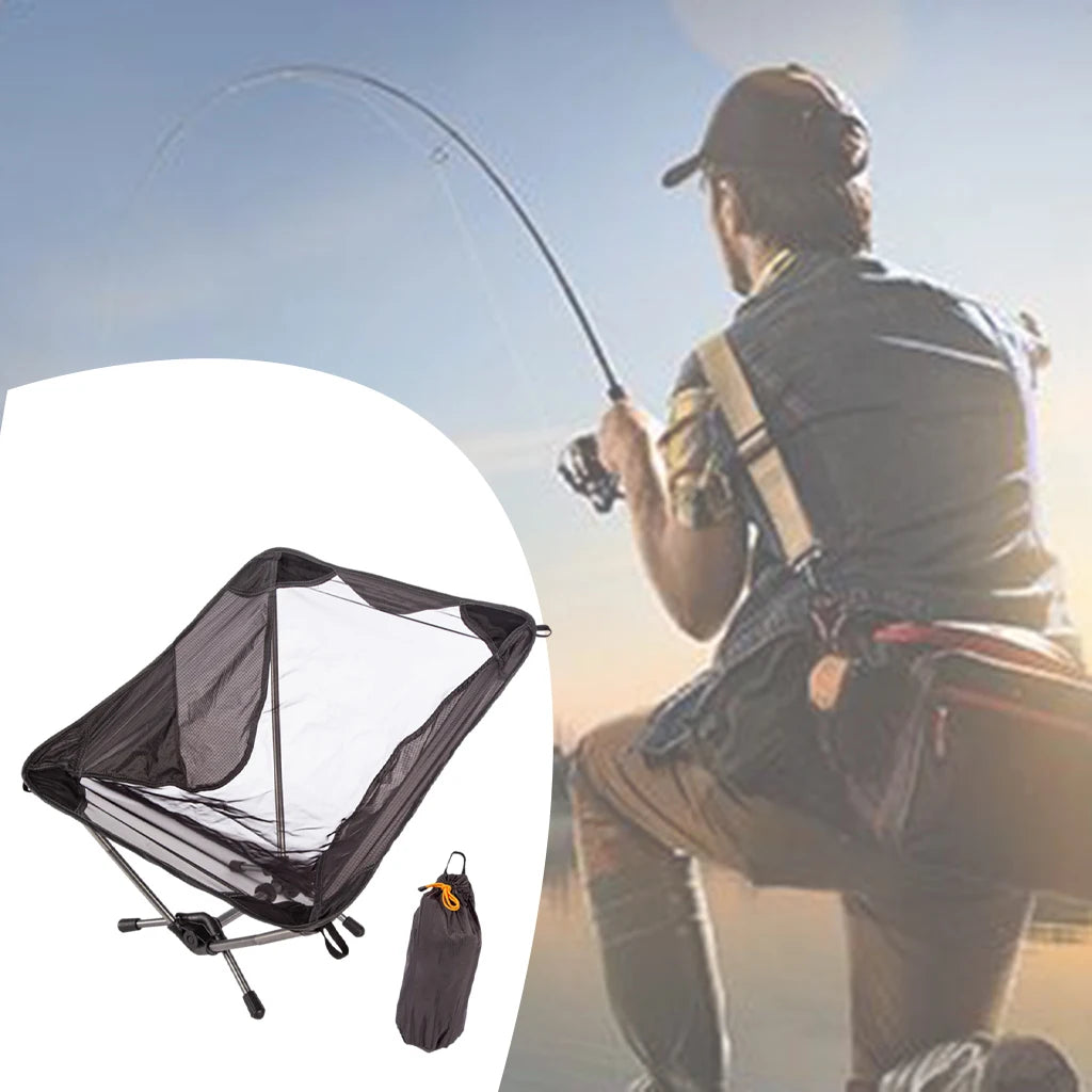 Camping Chairs Ultralight Portable Compact Folding Beach Chairs with Carry Bag for Outdoor Camping, Backpacking, Hiking