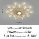 2026 New firework led Chandelier For Living Room Bedroom Home chandelier Modern Led Ceiling Chandelier Lamp Lighting chandelier Wattsspeed