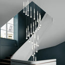 Meteor Shower Chandelier Spiral Staircase Long Chandelier Villa Ceiling Chandelier LOFT Restaurant Chandelier Can Be Customized Wattsspeed