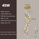 Meteor Shower Chandelier Spiral Staircase Long Chandelier Villa Ceiling Chandelier LOFT Restaurant Chandelier Can Be Customized Wattsspeed