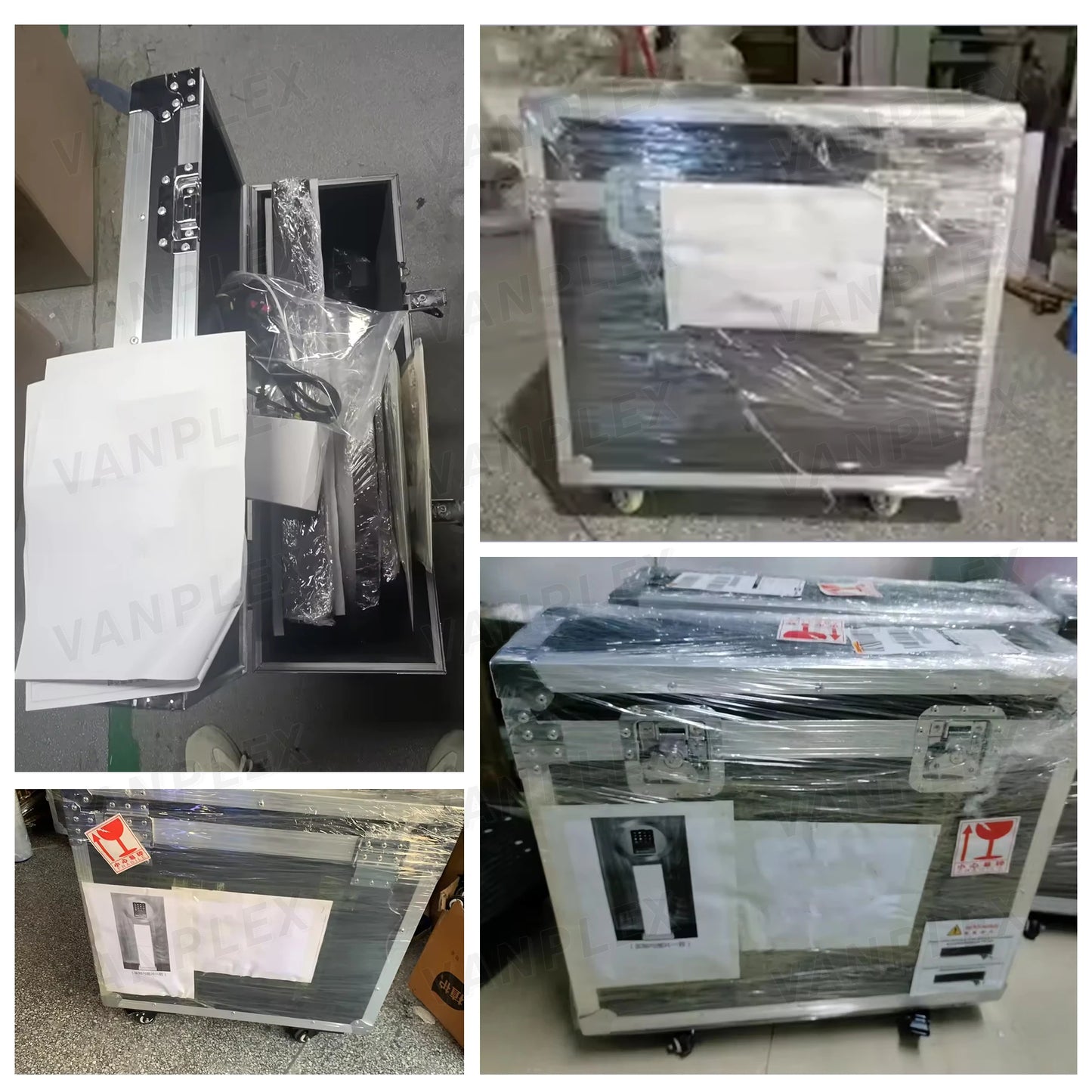 Universal Metal iPad Photo Booth with RGB Ring Light, Flight Case & 2YR Warranty - Factory Direct