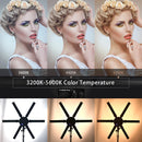 FOSOTO FT-06mini 60w 6 Tubes Led SuperStar LED Ring Light Photographic Light With Tripod Stand for Camera Phone Make Up,Live Wattsspeed
