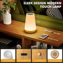LED 13 Color Changing Night Light Remote Control Touch USB Rechargeable RGB Night Lamp Dimmable Lamp Portable Table Bedside Lamp Wattsspeed