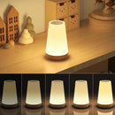 LED 13 Color Changing Night Light Remote Control Touch USB Rechargeable RGB Night Lamp Dimmable Lamp Portable Table Bedside Lamp Wattsspeed