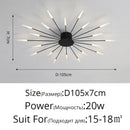 2026 New firework led Chandelier For Living Room Bedroom Home chandelier Modern Led Ceiling Chandelier Lamp Lighting chandelier Wattsspeed