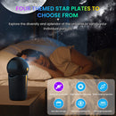 Rechargeable Portable Galaxy Light Projector,4 HD Film Discs and Night Light Projector with Adjustable Focus Lens Wattsspeed