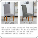 Large Size Banquet Adjustable Chair Cover Jacquard Chairs Spandex Cover Seat Covers for High Back Chairs Dining Room Hotel Home Wattsspeed