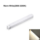 LED Bar Lights USB Rechargeable Motion Sensor Night Light Portable Induction Cabinet Light for Kitchen Room for Wardrobe Hallway Wattsspeed