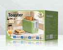 2 Slice Wide Slot Toaster with 7 Preset Temperature and Defrost Small Household Bread Maker Sandwich Maker Toaster US/EU plug Wattsspeed