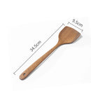 Kitchen Utensils Set Non-Stick  Cookware for Kitchen Wooden Handle Soup spoon spatula Rice spoon shovel Kitchen Accessories Wattsspeed