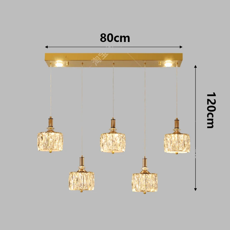 Modern restaurant crystal chandelier indoor ceiling chandelier indoor lighting chandelier LED chandelier chandelier type lightin