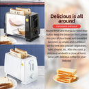 Toaster 2 Slice Wide Slot with 6 Preset Temperature and Timing Small Stainless Steel Bread Toaster with Manual Stop Wattsspeed
