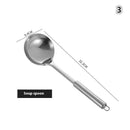 Kitchen Cookware Cooking Utensils Stainless Steel Shovel Soup Spoon Turner Utensils Dinnerware Cooking Tool Kitchen Gadgets Wattsspeed