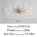 2026 New firework led Chandelier For Living Room Bedroom Home chandelier Modern Led Ceiling Chandelier Lamp Lighting chandelier Wattsspeed