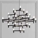 Crown Major Chandelier Nordic Tube Silver Chandelier Modern Led Art Designer Luxury Chandelier For Kitchen Hotel Big Chandelier Wattsspeed