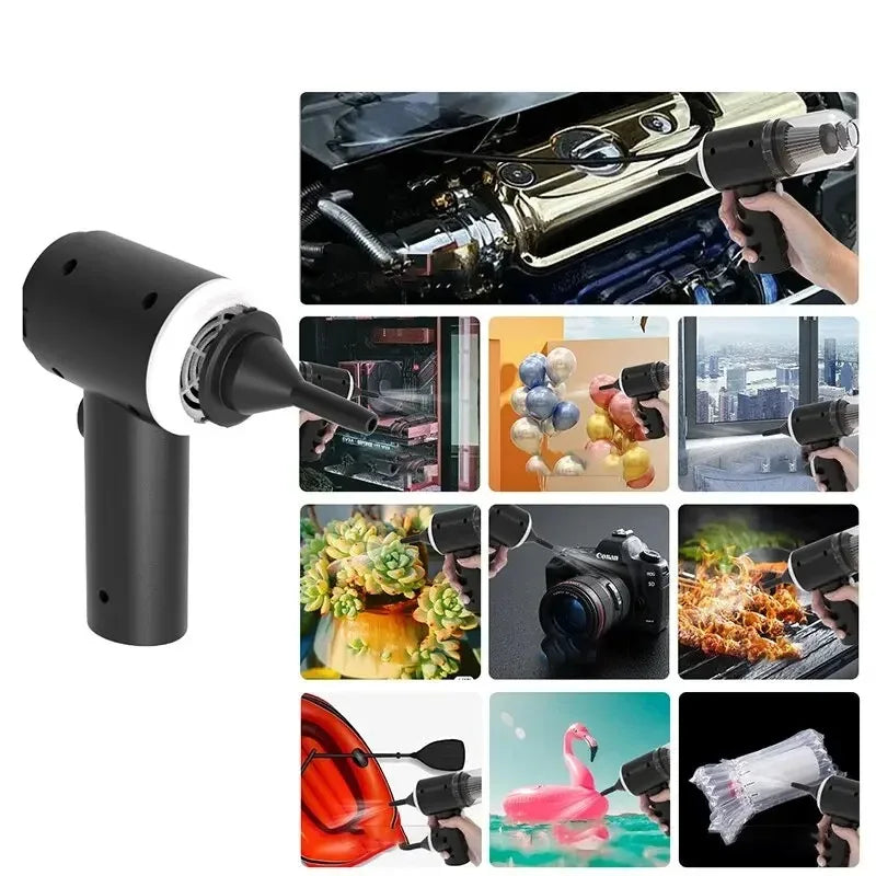 Wireless Car Vacuum Cleaner USB Charging 1200mah Smart Clean