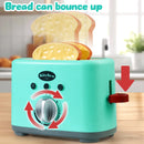 Wooden Toaster Toy, Kids Pretend Play Kitchen Toys Set, Breakfast Toy, For Boys and Girls, Back to school/Halloween/Christmas Wattsspeed