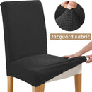 Jacquard Chair Cover, Durable Elastic Fabric Dining Chairs Cover, Stretch Covers For Kitchen Dining Room Chairs, Home Decor Wattsspeed