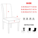 Fabric Chair Cover for Dining Room Chairs Covers Living Room Chair Cover for Chairs for Dining Room/Kitchen Stretch Chair Cover Wattsspeed