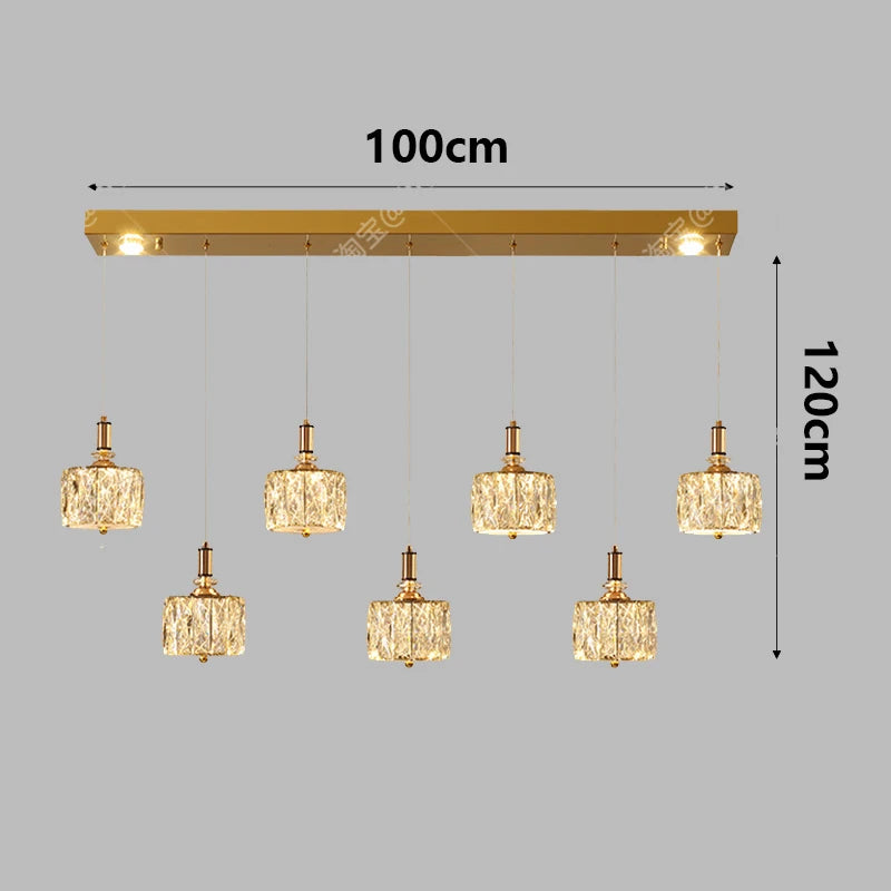 Modern restaurant crystal chandelier indoor ceiling chandelier indoor lighting chandelier LED chandelier chandelier type lightin