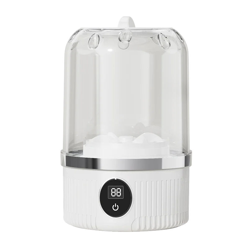 Wireless 1L Mini Washing Machine Portable Underwear Cleaner Socks Washing Machine Dehydratable Laundry Bucket