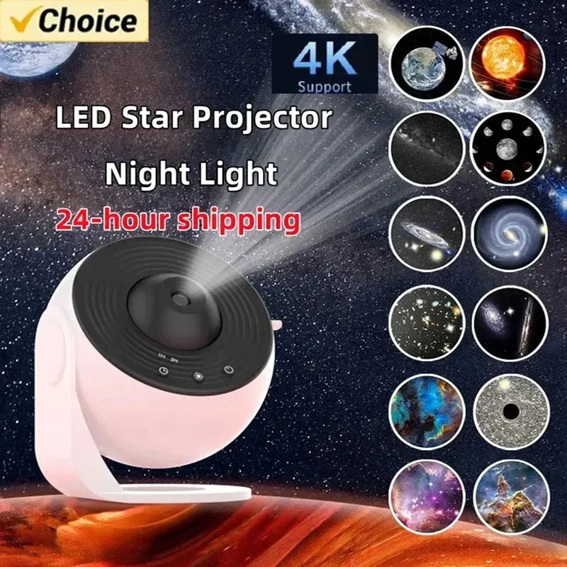 1PC Planetarium Projector for Bedroom Pro Version Galaxy Star Projector with Remote Control Bluetooth Function for Kids Adults