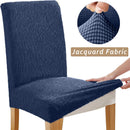 Jacquard Chair Cover, Durable Elastic Fabric Dining Chairs Cover, Stretch Covers For Kitchen Dining Room Chairs, Home Decor Wattsspeed