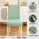 Jacquard Chair Cover, Durable Elastic Fabric Dining Chairs Cover, Stretch Covers For Kitchen Dining Room Chairs, Home Decor Wattsspeed