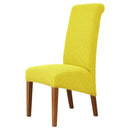 Large Size Banquet Adjustable Chair Cover Jacquard Chairs Spandex Cover Seat Covers for High Back Chairs Dining Room Hotel Home Wattsspeed