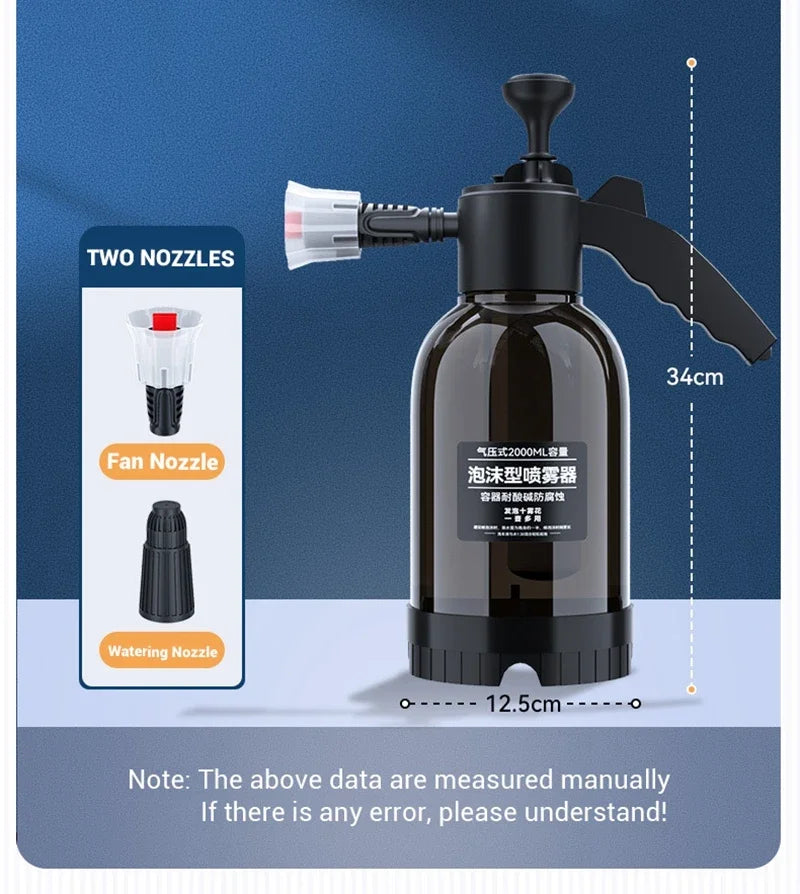 Pressure Foam Cannon Car Wash Sprayer Bottle For Thick Snow