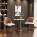 Dining Chairs Set of 2, Faux Leather Dining Chairs Upholstered Padded Modern Dining Room Chairs Back Wood Kitchen Make Up Chairs Wattsspeed
