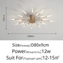 2026 New firework led Chandelier For Living Room Bedroom Home chandelier Modern Led Ceiling Chandelier Lamp Lighting chandelier Wattsspeed