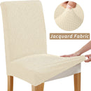 Jacquard Chair Cover, Durable Elastic Fabric Dining Chairs Cover, Stretch Covers For Kitchen Dining Room Chairs, Home Decor Wattsspeed