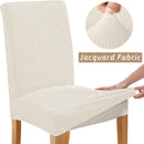 Jacquard Chair Cover, Durable Elastic Fabric Dining Chairs Cover, Stretch Covers For Kitchen Dining Room Chairs, Home Decor Wattsspeed