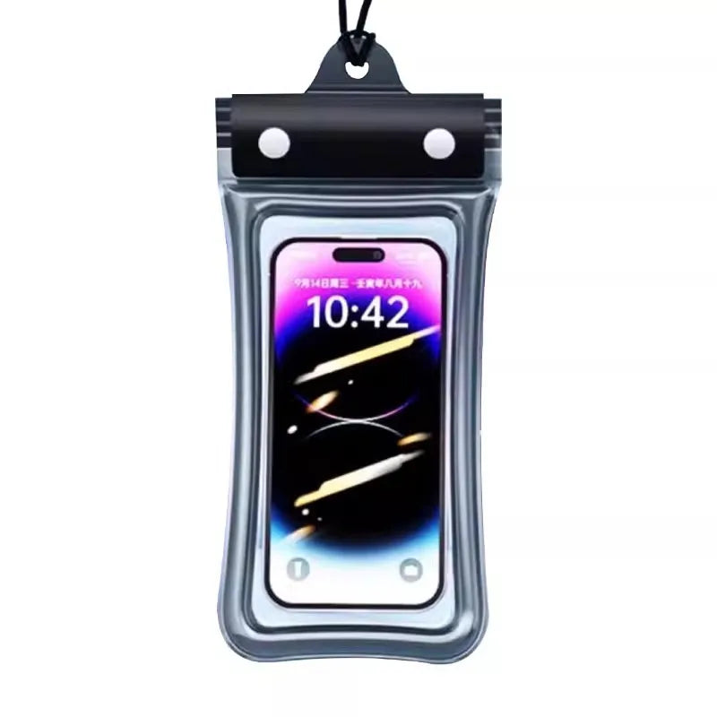 Universal Waterproof Phone Bag With Lanyard, Touchscreen-sea