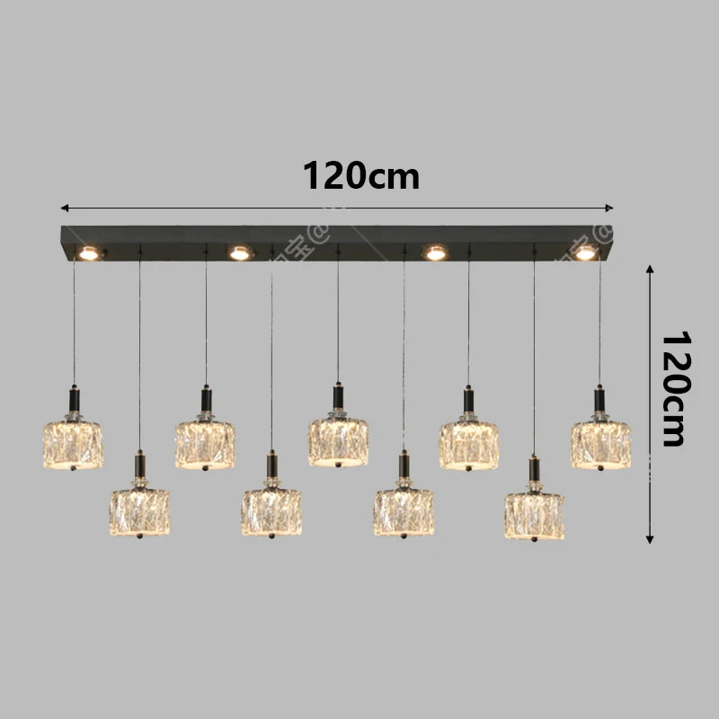 Modern restaurant crystal chandelier indoor ceiling chandelier indoor lighting chandelier LED chandelier chandelier type lightin