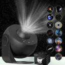 Galaxy Star Projector with 13 HD Film Slides 5W LED 6500K, 26.4m² Coverage Quiet Rotation Home Planetarium Night Light Wattsspeed