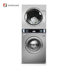 30KG Full-Automatic Washing & Dewatering Machine Hotel Commercial Laundry Machines Equipment For Hospital Wattsspeed