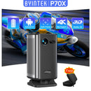 BYINTEK P70X Portable Mini Projector with Built-in Battery 4K Support 3D Wifi for Outdoor Movie Night Home Theater Projectors Wattsspeed