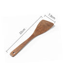 Kitchen Utensils Set Non-Stick  Cookware for Kitchen Wooden Handle Soup spoon spatula Rice spoon shovel Kitchen Accessories Wattsspeed