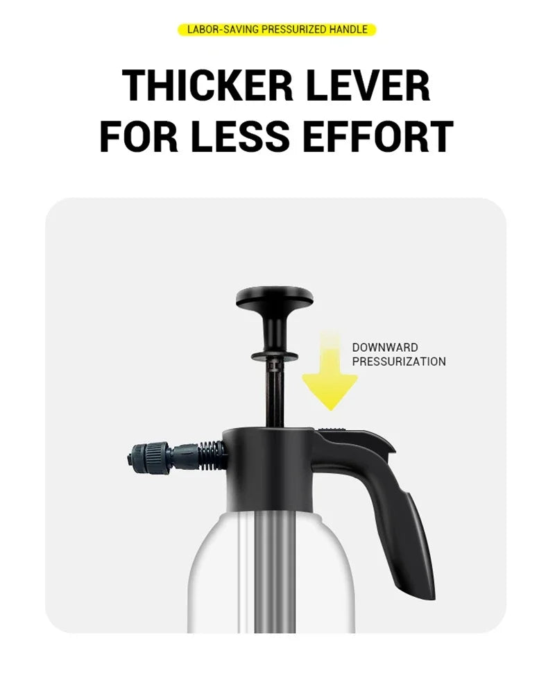Pressure Foam Cannon Car Wash Sprayer Bottle For Thick Snow
