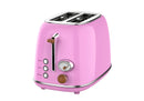 Retro 2-Slice Toaster with Grill, Multifunctional Smart Bread Toaster Kitchen Appliance Wattsspeed