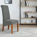 Large Size Banquet Adjustable Chair Cover Jacquard Chairs Spandex Cover Seat Covers for High Back Chairs Dining Room Hotel Home Wattsspeed